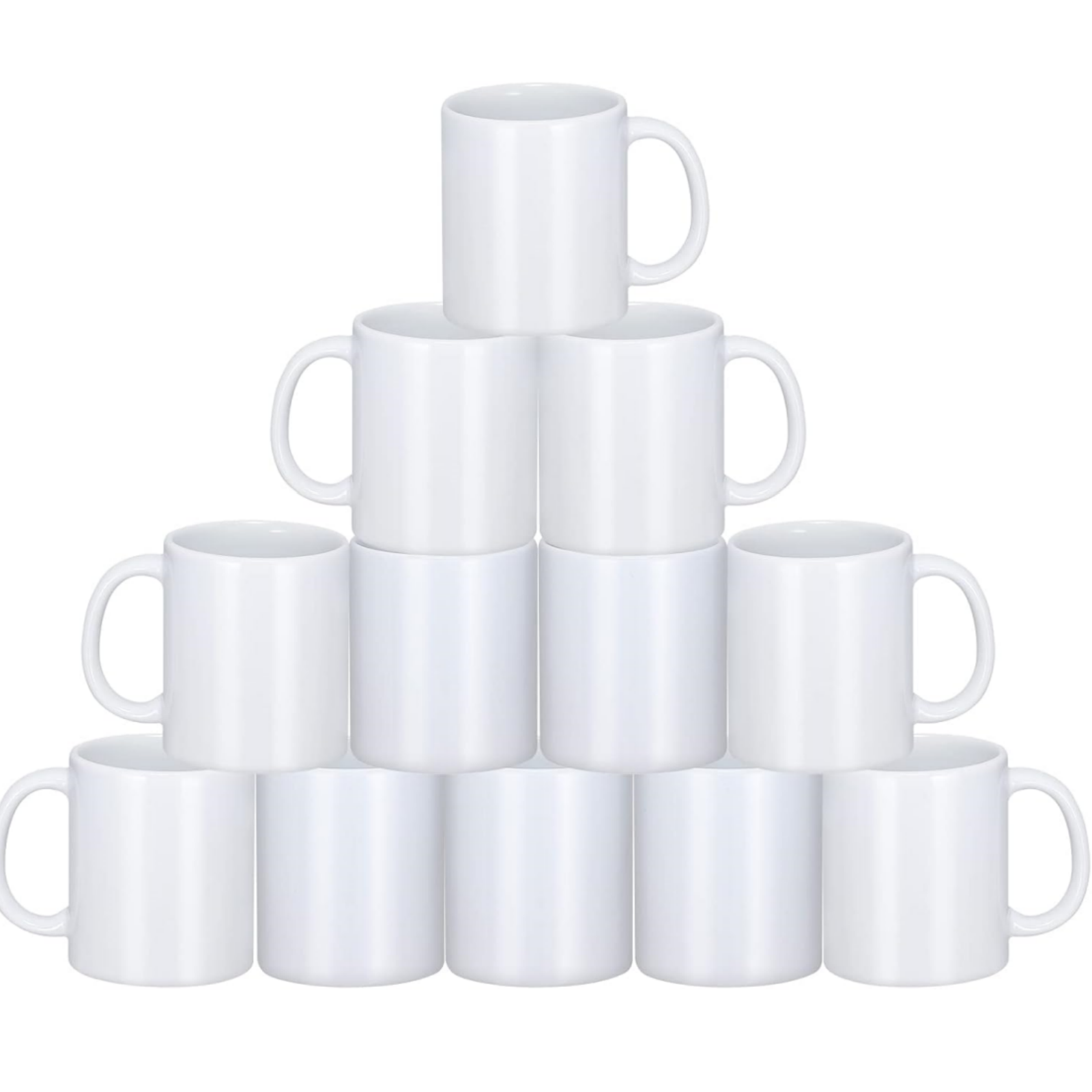 Sublimation Mug White - HTVRONT Sublimationsbecher, weiße Keramikbecher für Sublimation,