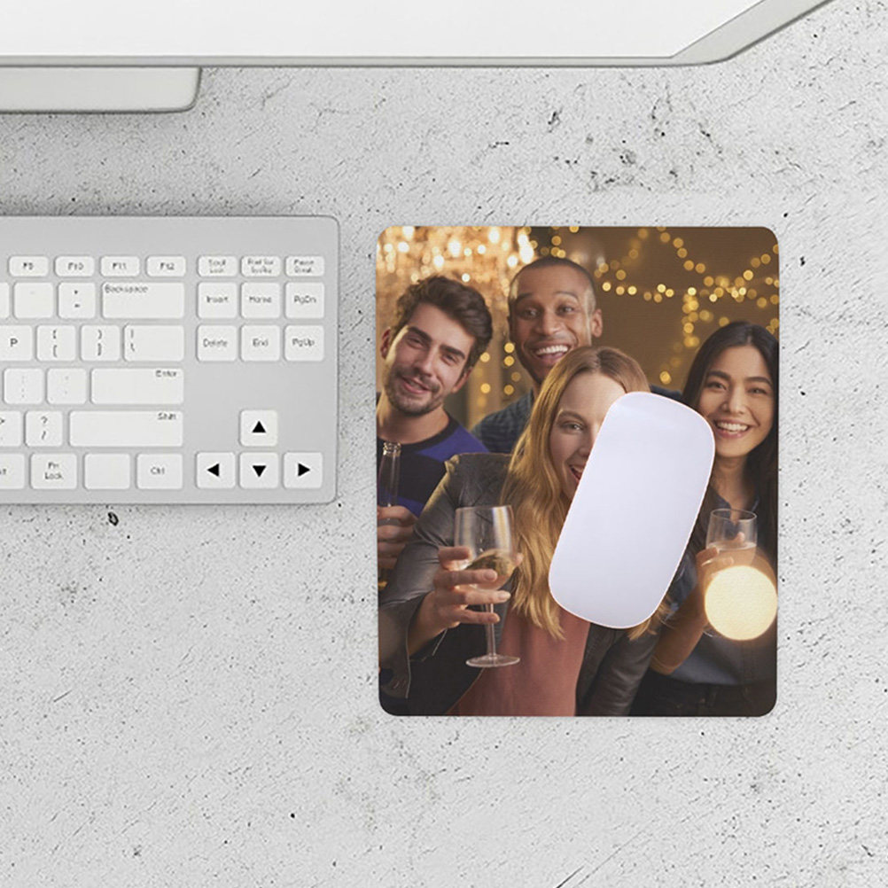 Mouse Pad Blank Sublimation - 4 Stück Sublimations-Mauspad-Rohlinge aus Gummi, rutschfest,