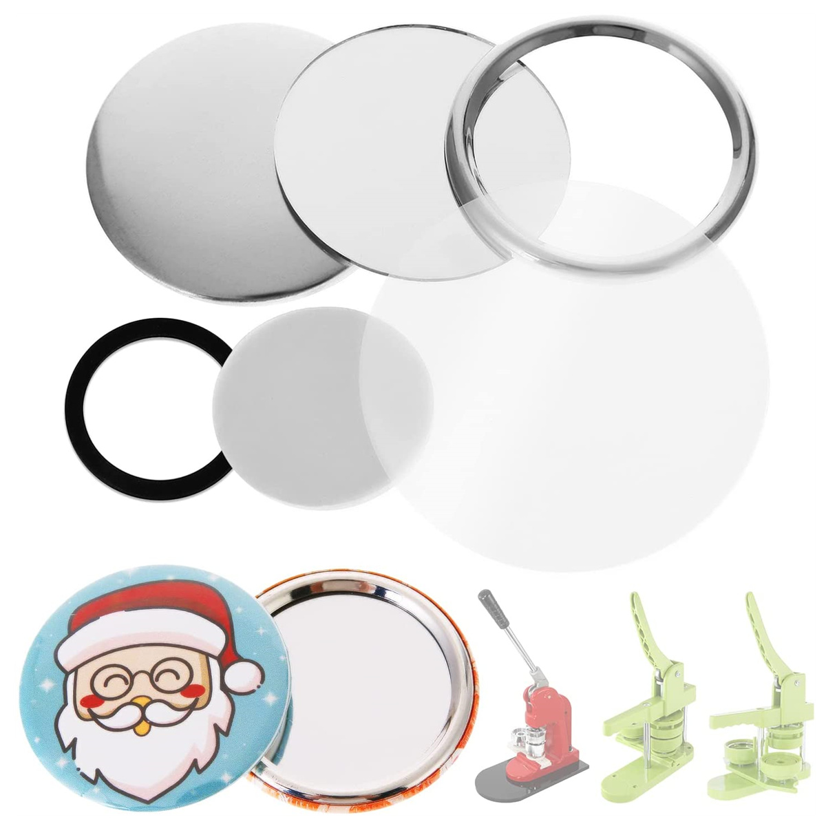Leere Spiegel-Abzeichen-Knopft – Button Badge Blank Bewertung und Preis